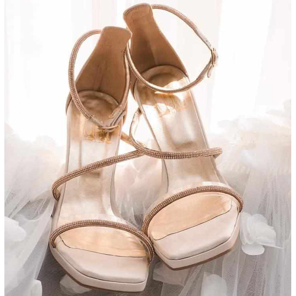 Dolly Lou bridal sandals